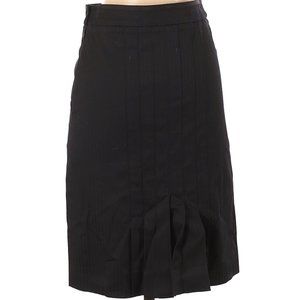 Marc by Marc Jacobs Knee Length Solid Black Skirt sz 0 EUC